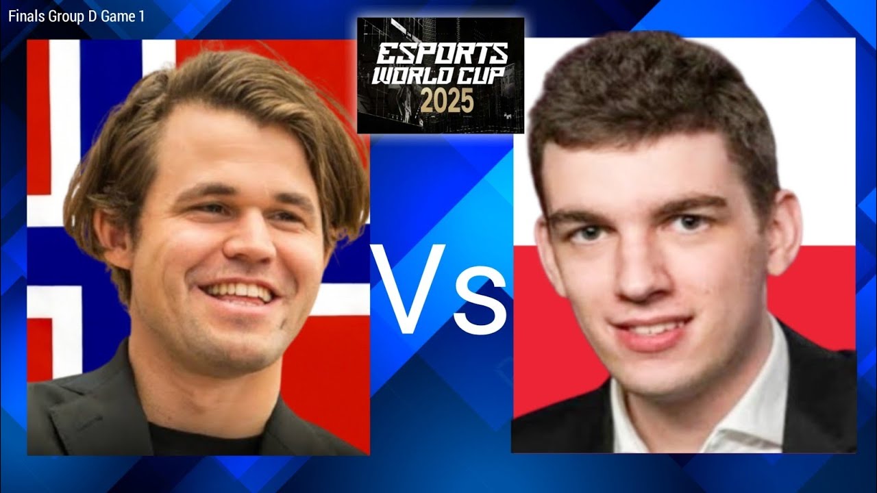 Final Group D | Magnus Carlsen vs Jan Krzysztof Duda | Esports World Cup 2025 | chesscom 