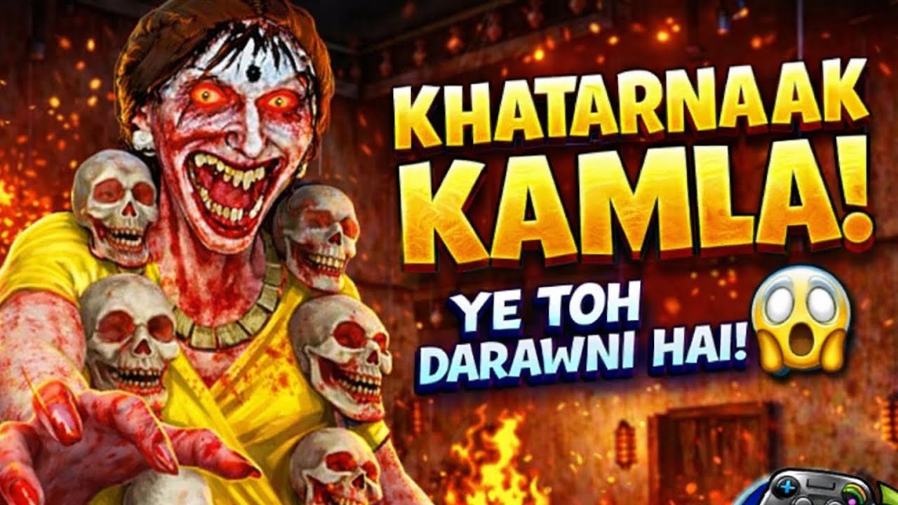 FINALLY I ESCAPED *SCARIEST* HARD MODE IN KAMLA MOBILE || KAMLA MOBILE ESCAPE