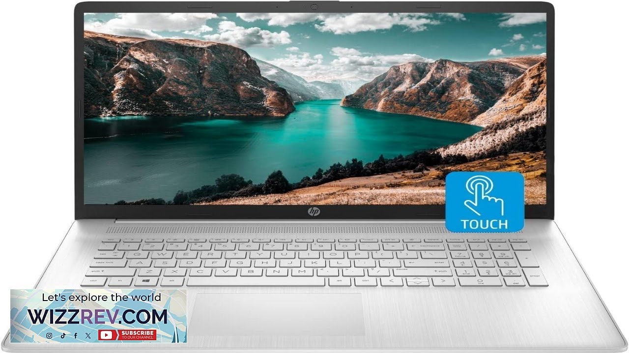 Ноутбук HP 17 с 17,3-дюймовым сенсорным HD+ дисплеем и процессором Intel Core i7 1255U 12-го поко...
