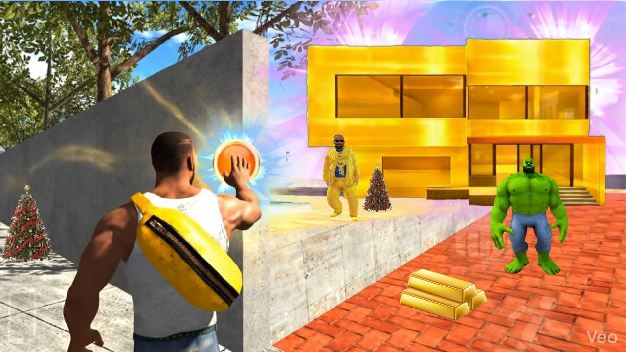 FRANKLIN KA HOUSE GOLDEN HOUSE BAN GAYA IN - INDIAN BIKE DRIVING 3D