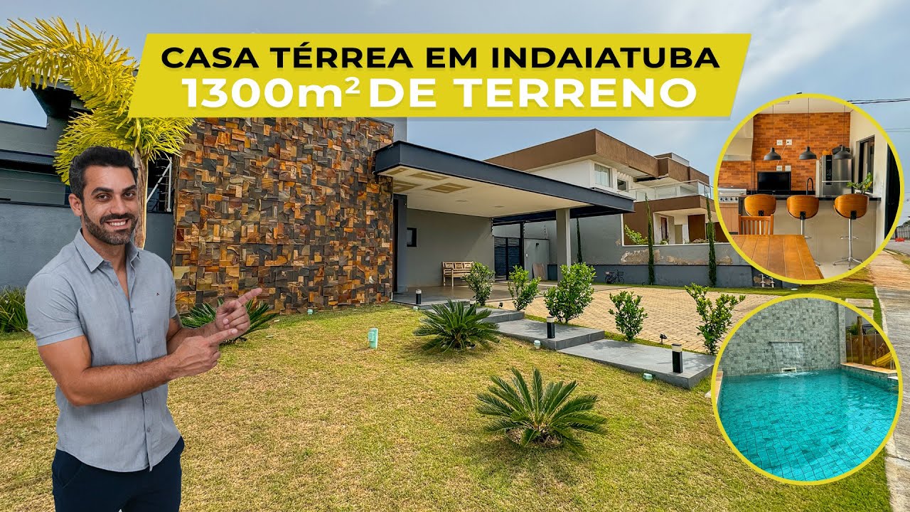 CASA TÉRREA LINDA EM INDAIATUBA - CONDOMÍNIO QUINTAS DA TERRACOTA