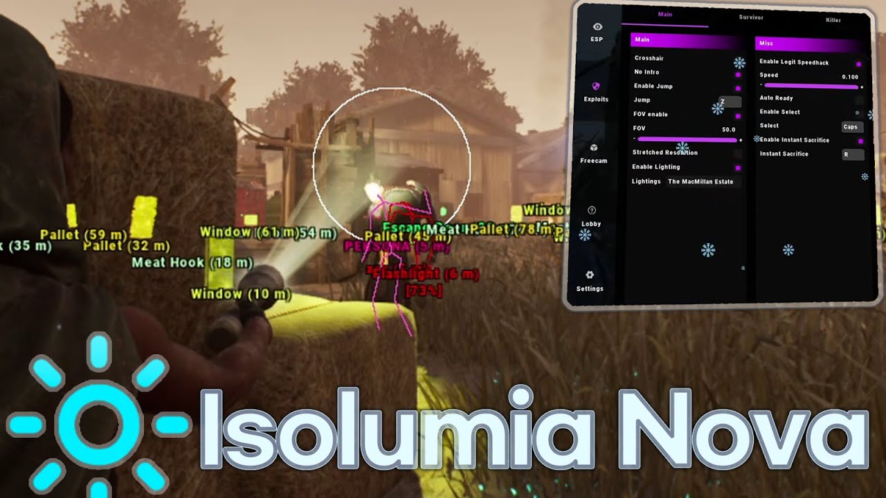 Rage & Legit cheating with isolumia.com (Dead by Daylight Internal Cheat)
