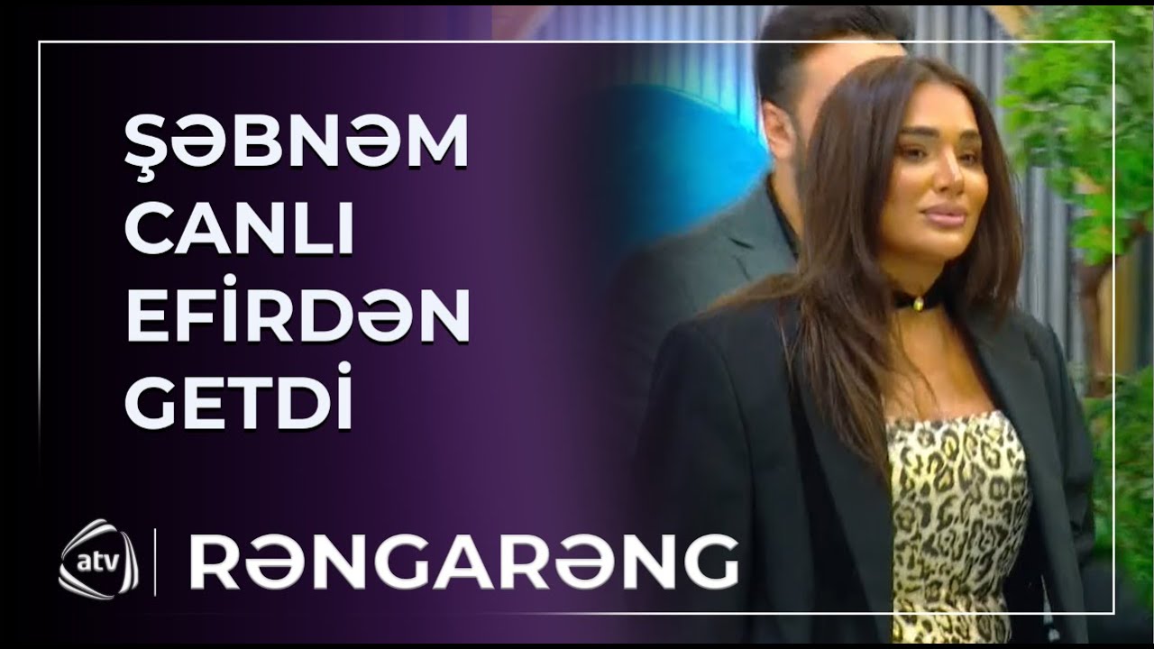 Şəbnəm Arzuxanıma etiraz edərək efiri TƏRK ETDİ: “Musiqi savadı yoxdur” / Rəngarəng
