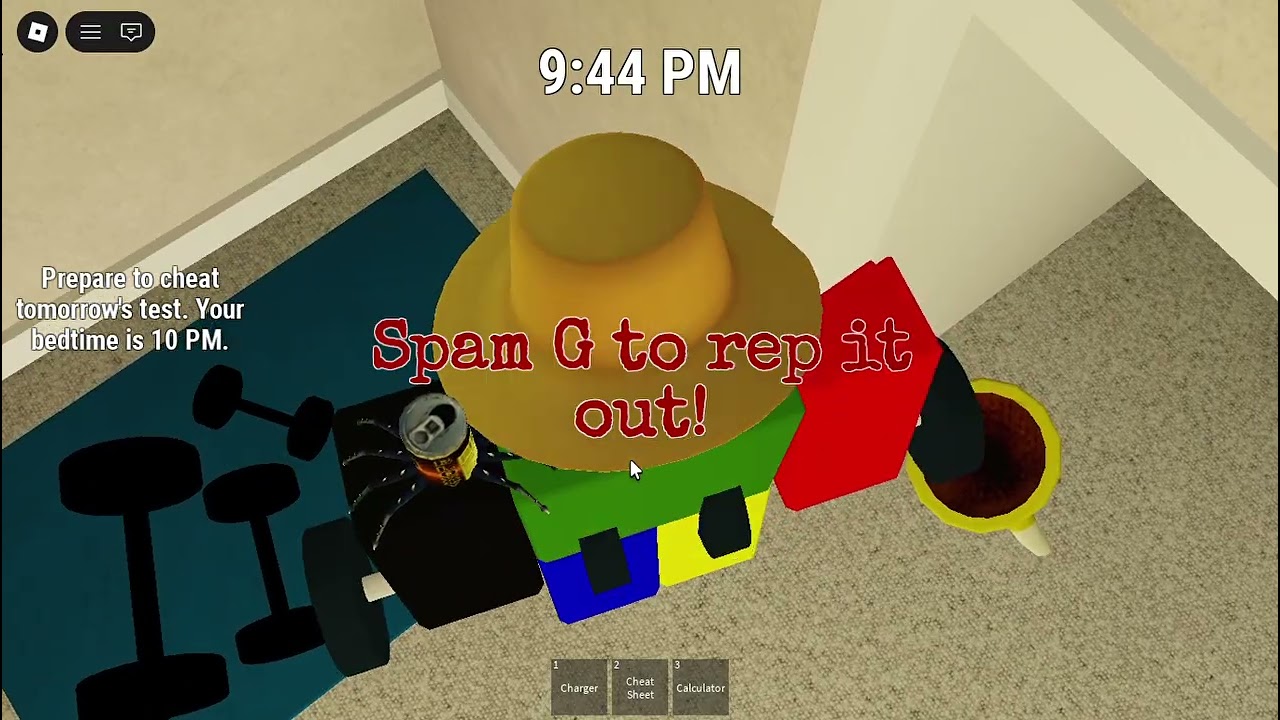 I Didn't Study Roblox Game Solution