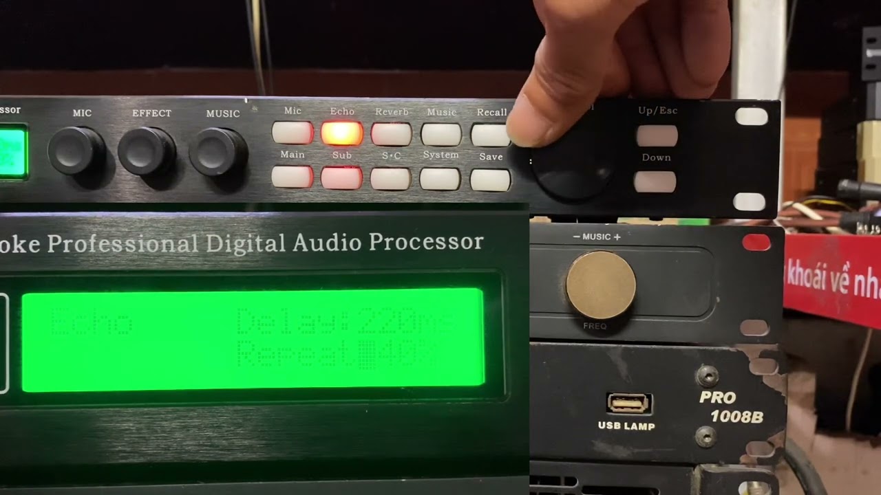 Các bác và ae muốn chỉnh echo reverb cho dòng vang X 5 xem để chỉnh theo ý muốn của mình nhé