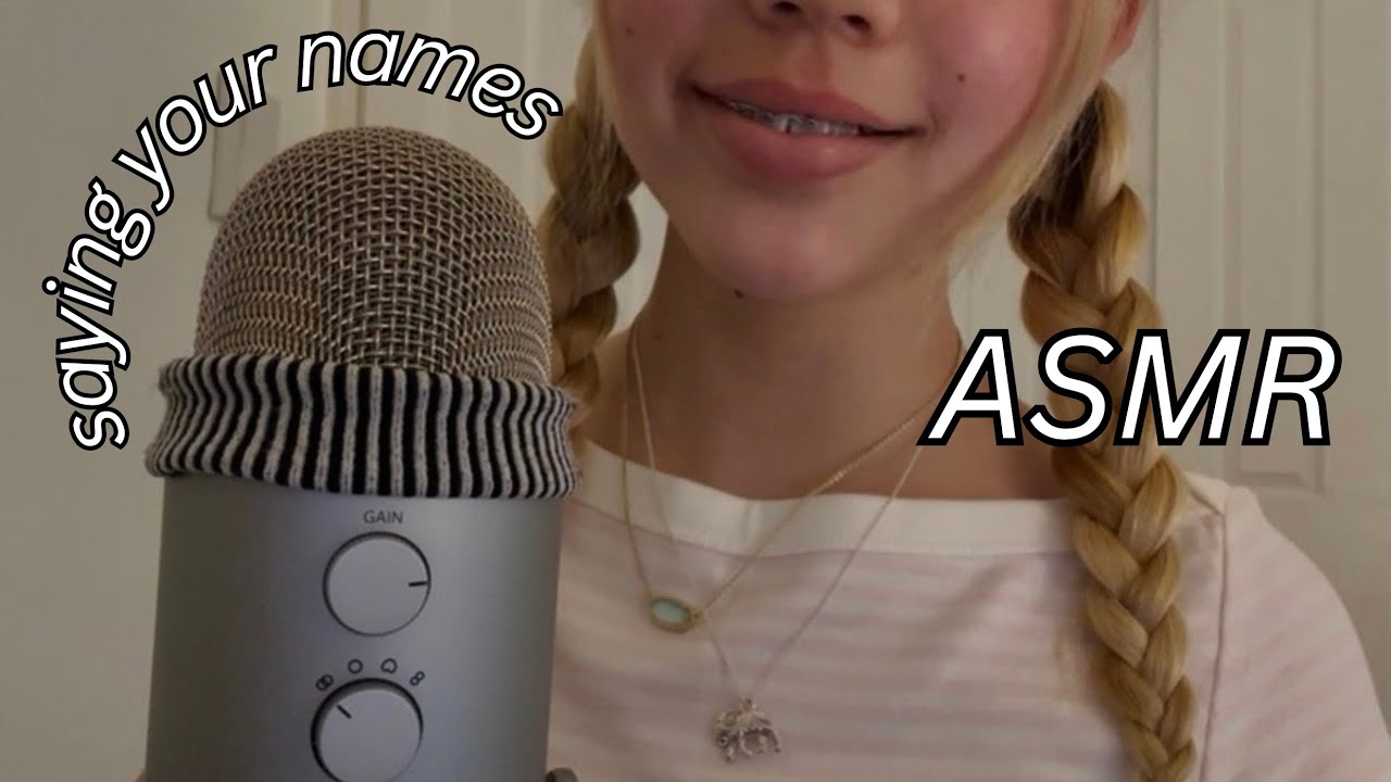 ASMR saying my subscribers names! (6k special)