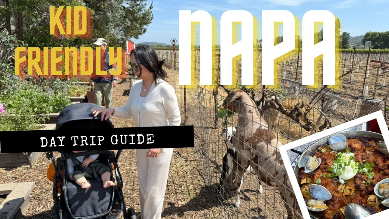 San Francisco North Travel II｜Napa Trip with Little One｜Kid-friendly Wineries｜Oxbow Public Market