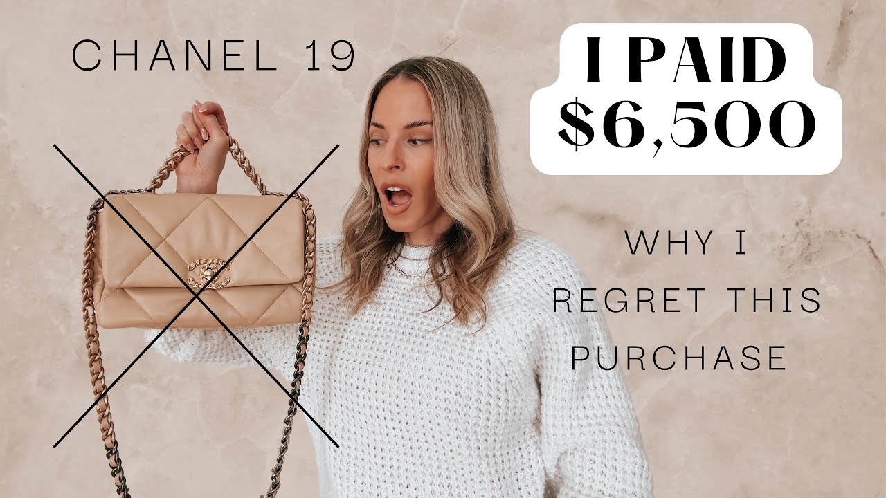 Chanel 19 Beige Medium Handbag Review
