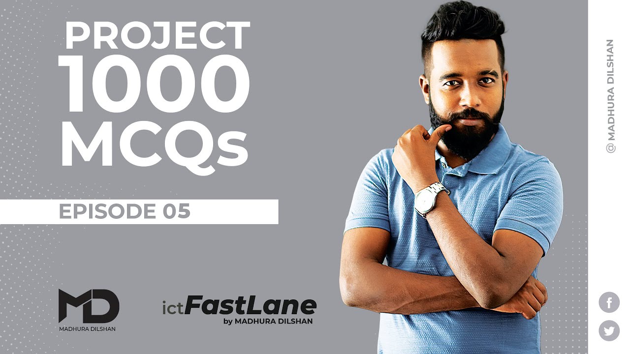 A/L ICT 2022 | Project 1000 MCQs-EP 05