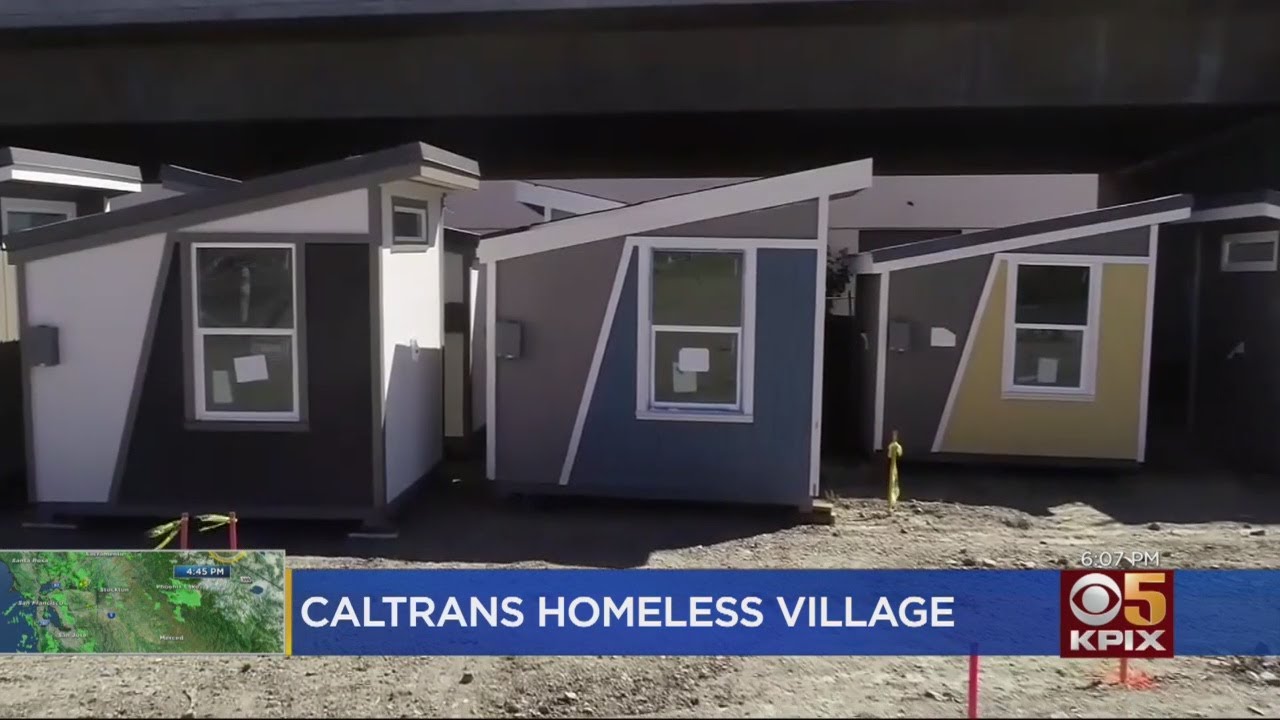 San Jose, Caltrans Work Together To Set Up 'Tiny Home' Village For Homeless