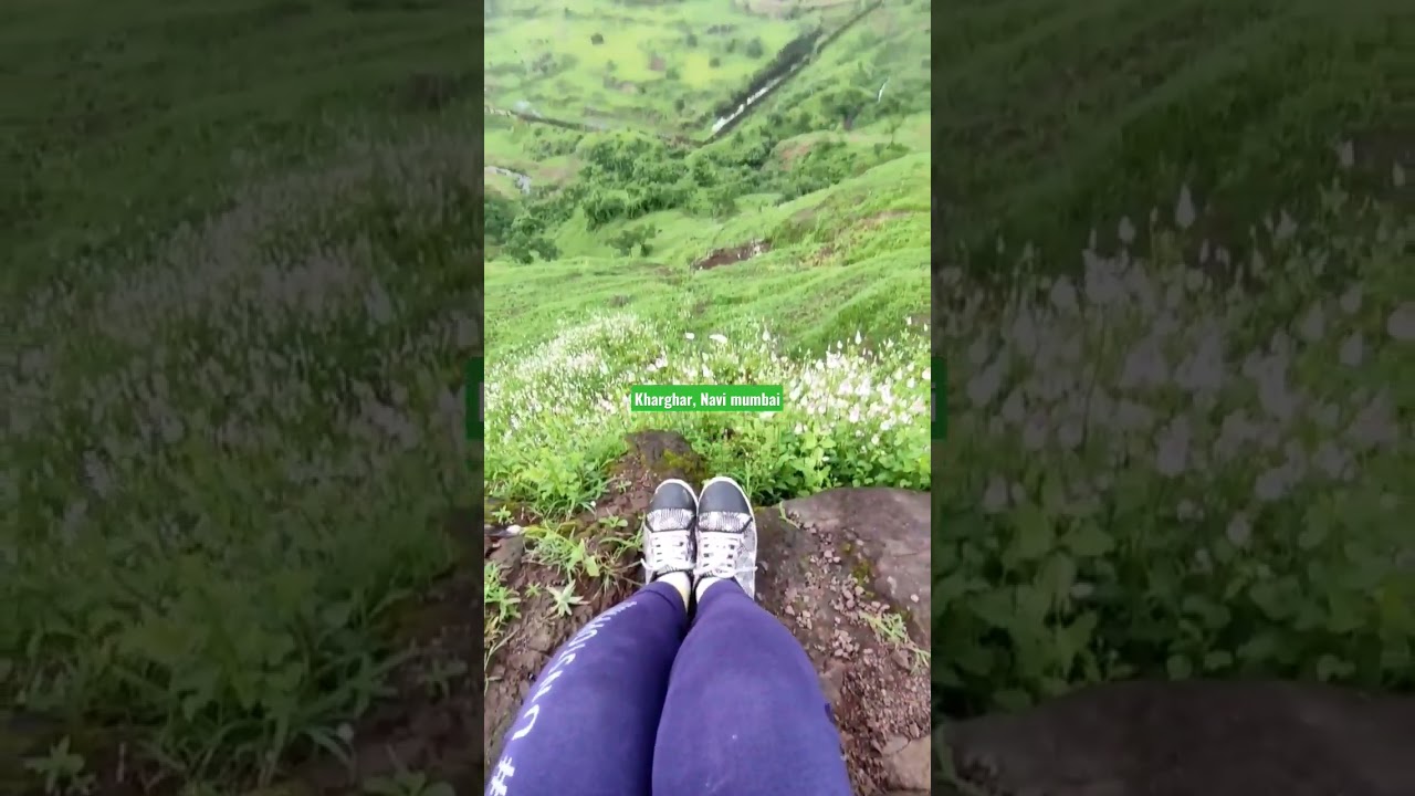 Beautiful view Trek In Kharghar, Navi mumbai #kharghar #hills #navimumbai #shorts #youtubeshorts