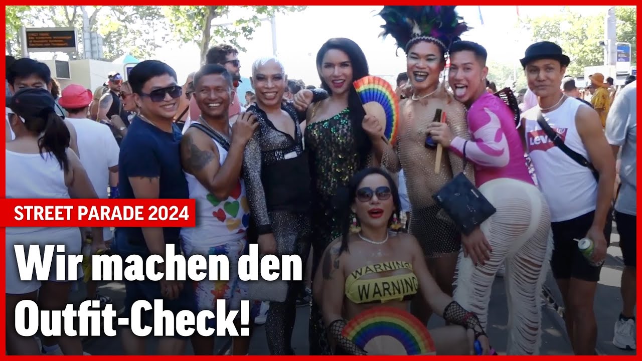 Diese verrückten Outfits tragen die Raver an der Street Parade 2024