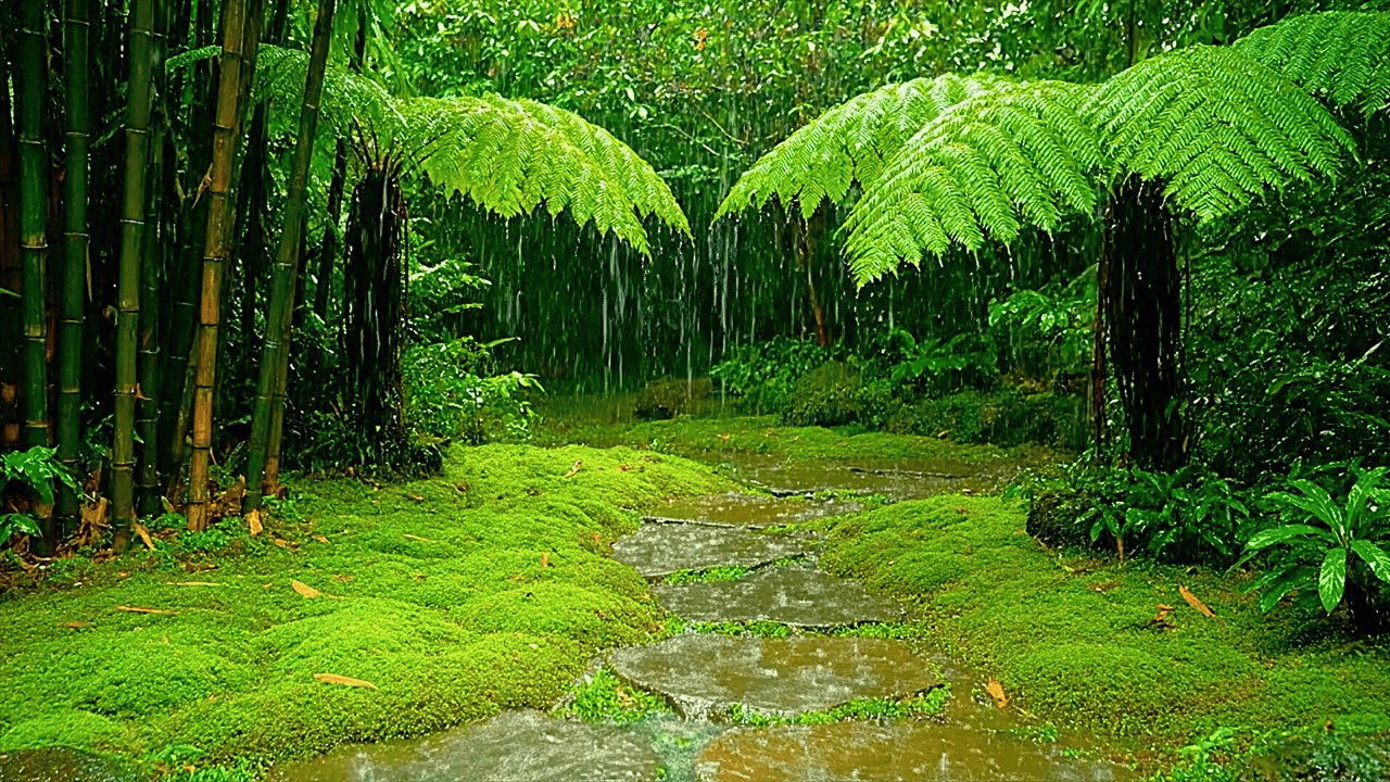 Relaxing Rain Sounds for Stress Relief & Healing 🌿 Gentle Rain for Relaxation & Anxiety Relief