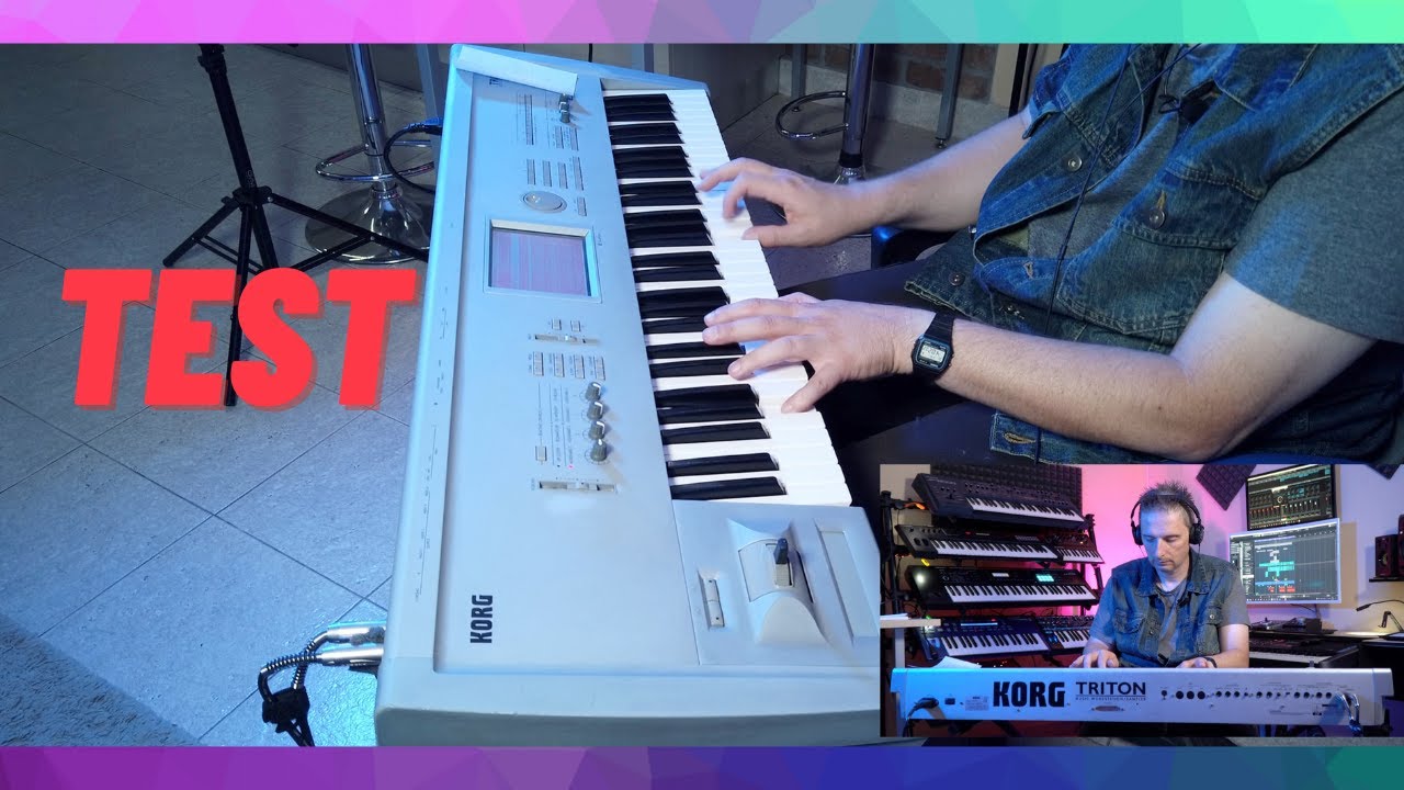 Ho preso un KORG TRITON nel 2021 Recensione e TEST  (ITA)