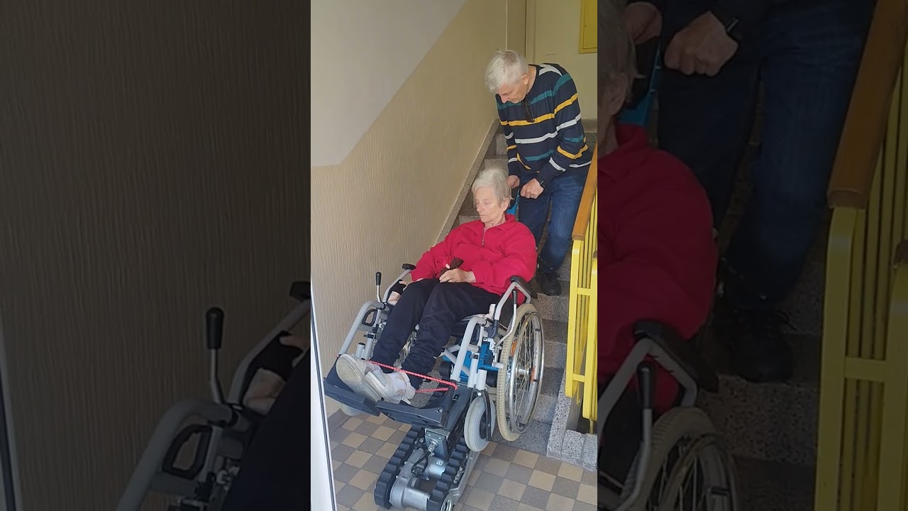 Schodolez první použití
