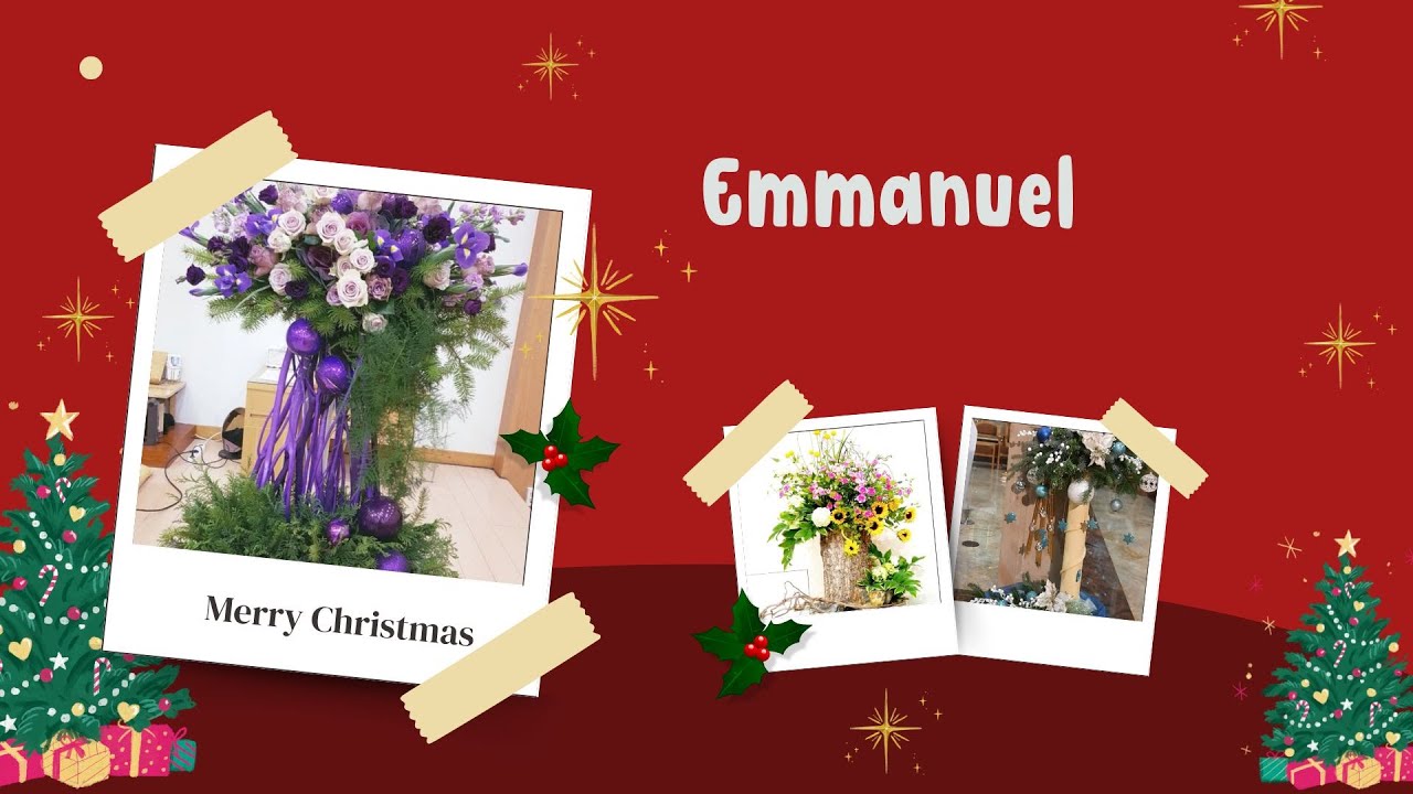 Mẫu cắm hoa Giáng Sinh/ suy tầm mẫu cắm hoa