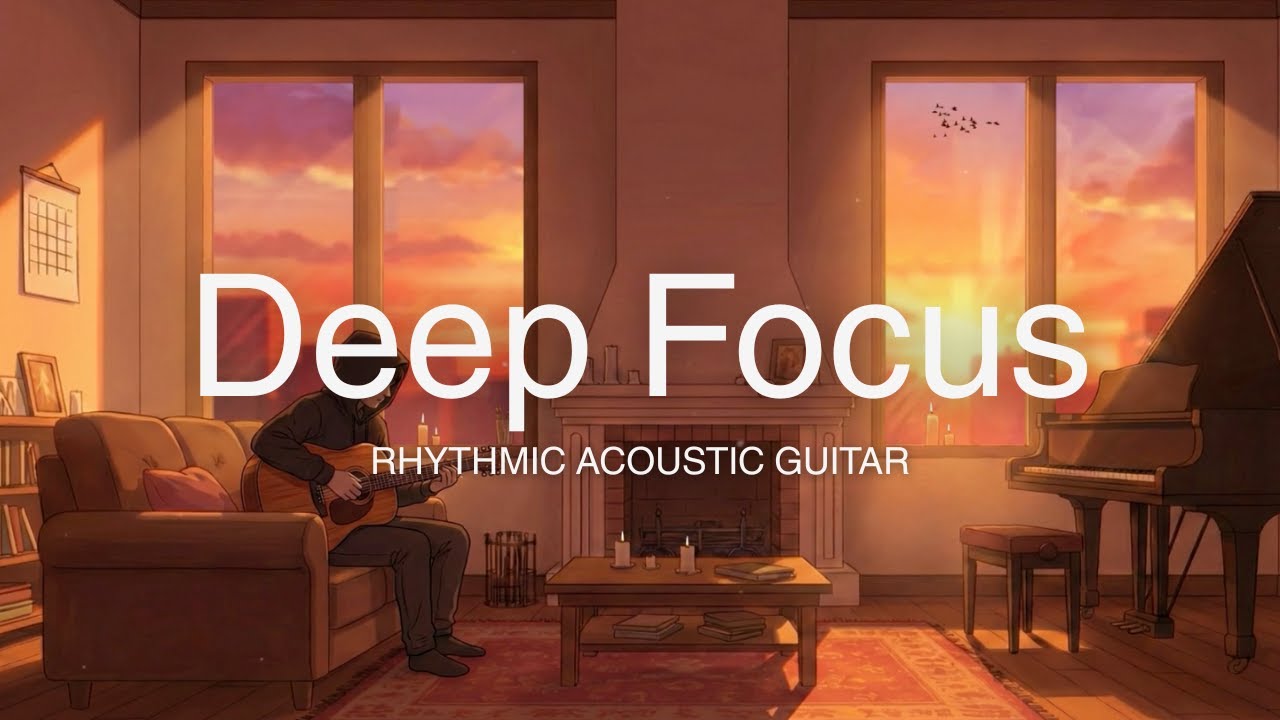 Deep Focus: Rhythmic Acoustic Guitar for Flow State & Productivity (60 Min) | Vol. 1