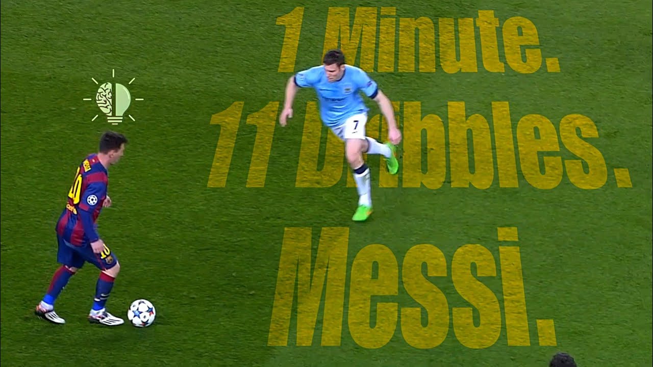 11 Insane Messi Dribbles in 57 Seconds