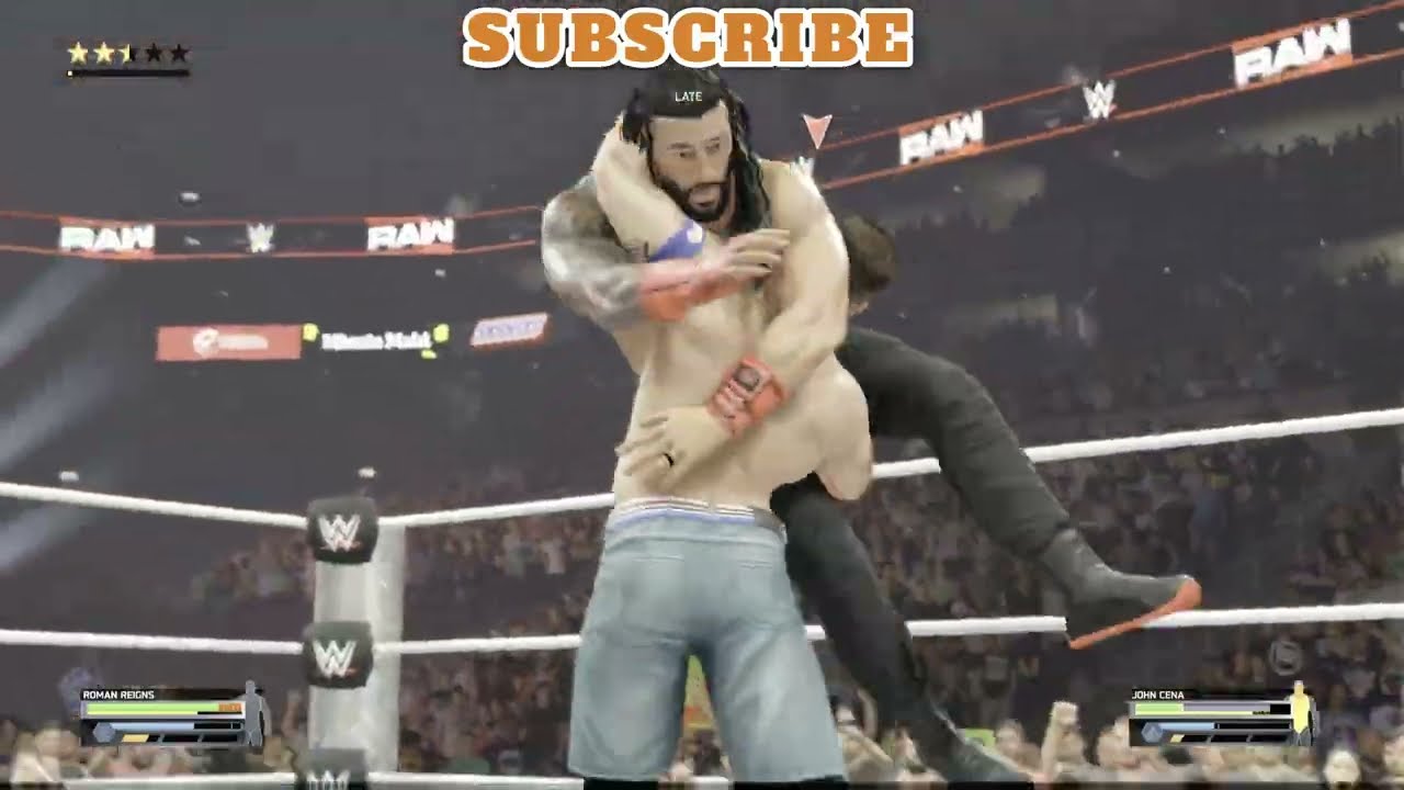 Война последнего выжившего! Роман Рейнс против Джона Сины | Геймплей WWE 2K25 на хинди