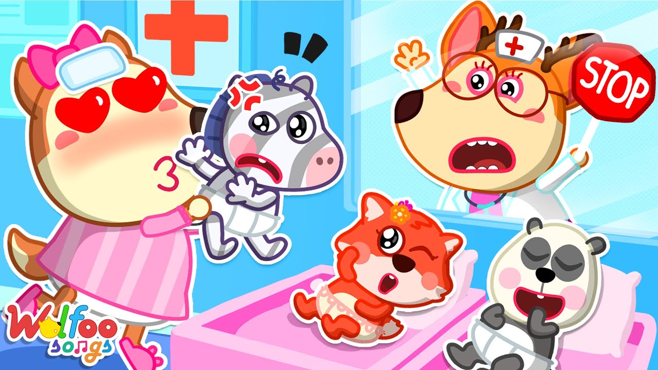 Ten Babies in the Hospital | Let's Listen to the Doctor | Wolfoo Friends Kids Songs & Nursery Rhymes