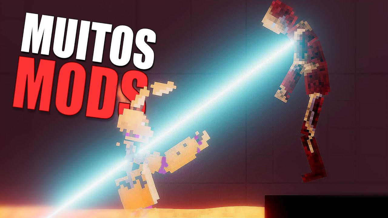 100 Mods que foram LONGE DE MAIS no People Playground (Boneworks 2d)