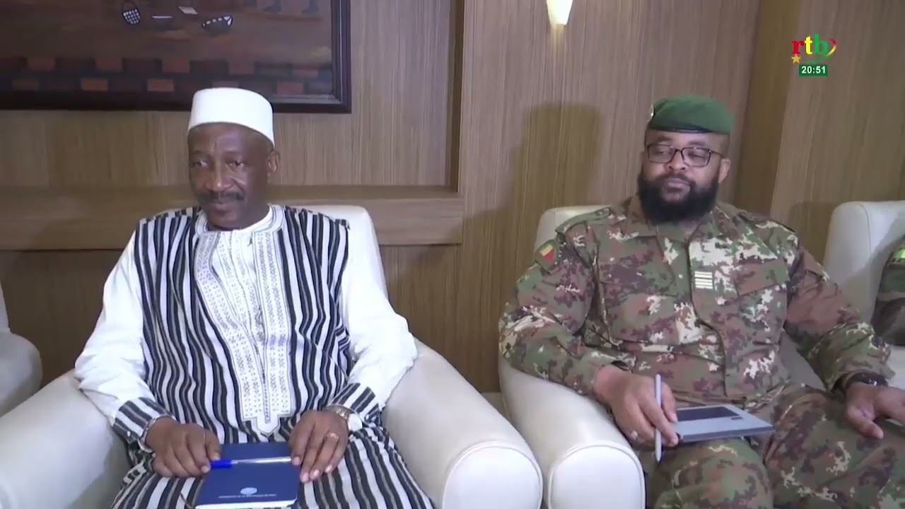 Actualit&eacute; AES/Mali :  Bassolma Bazi&eacute; chez le Pr&eacute;sident Assimi Go&iuml;ta