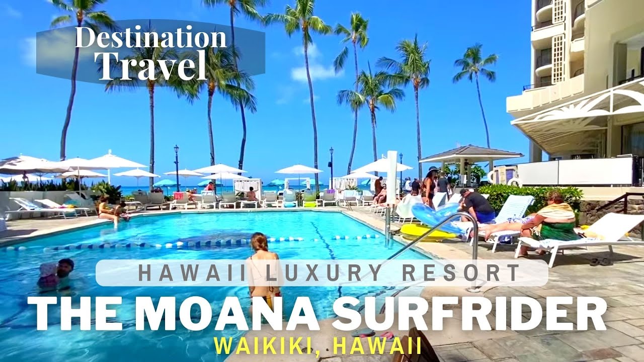 Hawaii Luxury Resort | Moana Surfrider | Virtual Walking Tour | Waikiki Oahu Travel