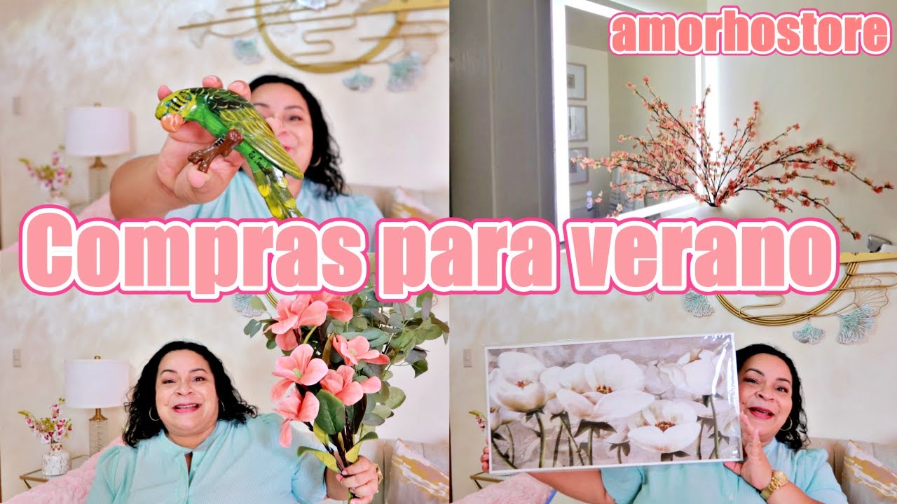 COMPRAS DE DECORACION PARA VERANO/ NUEVO ESPEJO amorhostore