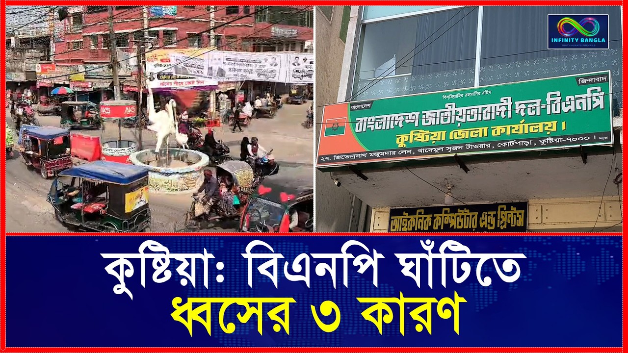 কুষ্টিয়া: বিএনপি ঘাঁটিতে ধ্বসের ৩ কারণ | Kushtia | BNP | Infinity Bangla