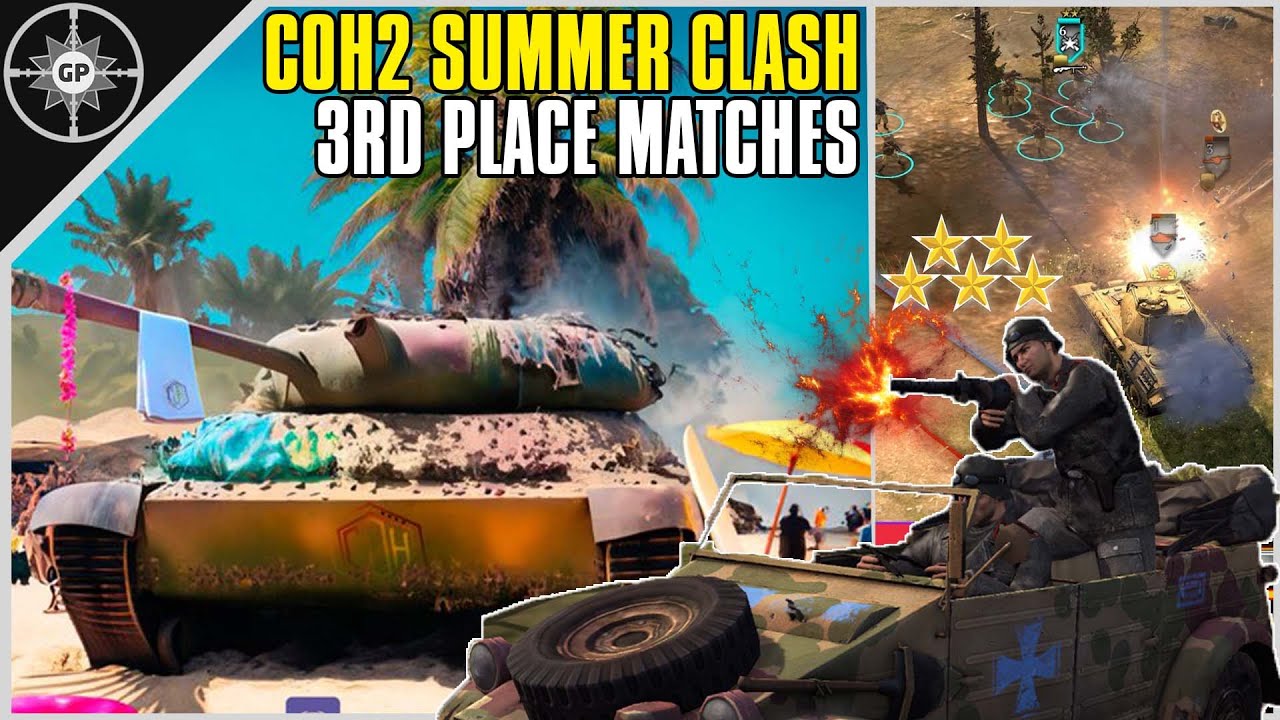 Down a Man, Up on Skill | SUMMER CLASH 3rd Place Games | CoH2 4v4 Tournament