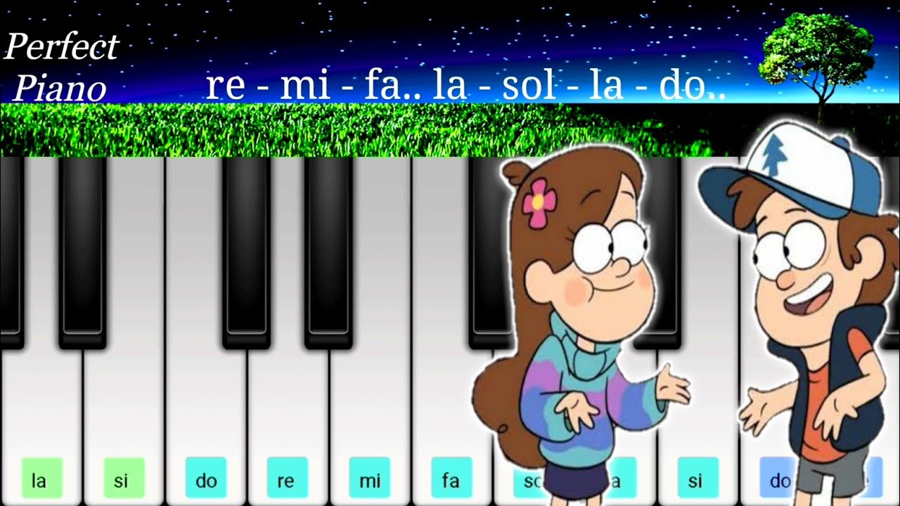 Gravity Falls - Perfect piano | + Notas