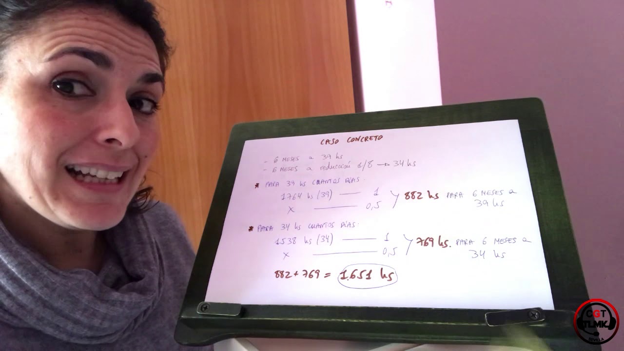 Cálculo de jornada anual | Píldoras sindicales