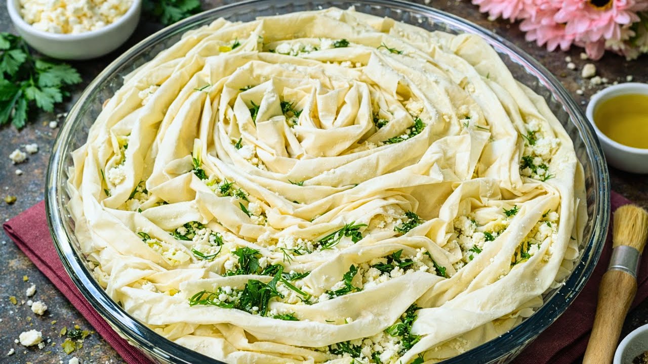 Bu süper kolay tarifi deneyin! ✅ Çıtır çıtır ve Pratik börek tarifi!