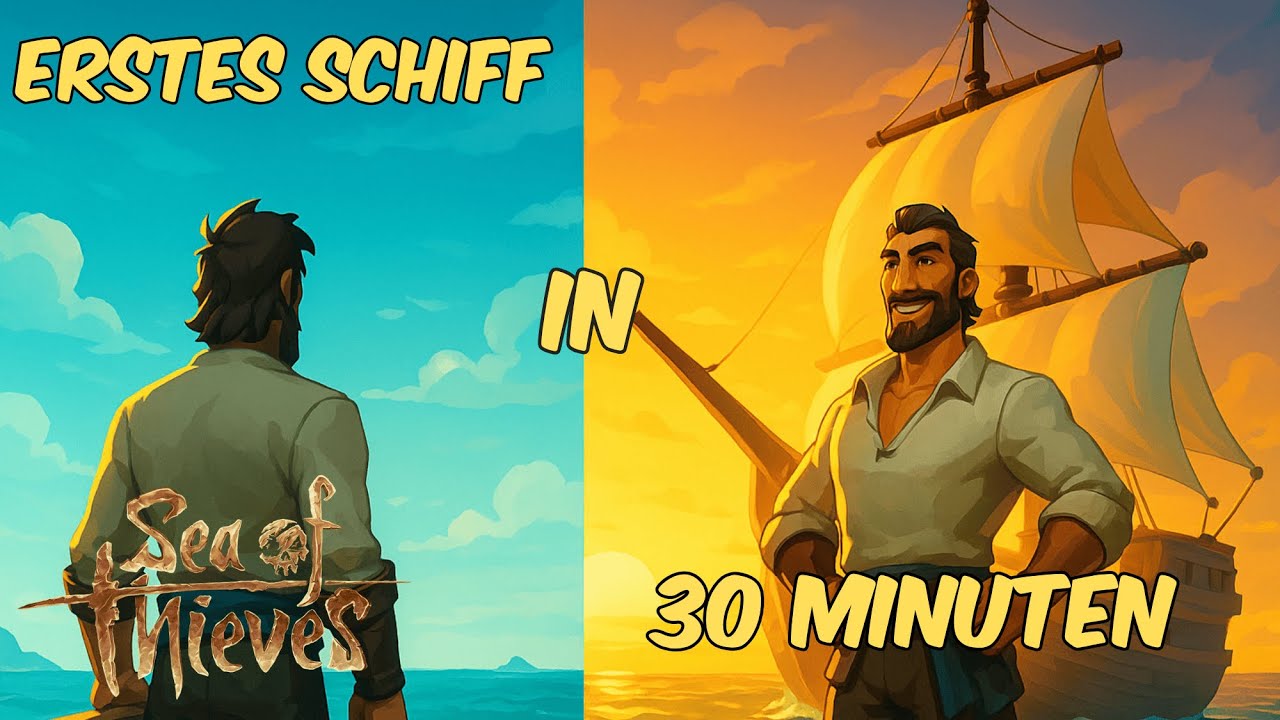 In 30 Min das erste Schiff Sea of Thieves Schmuggler-Heist