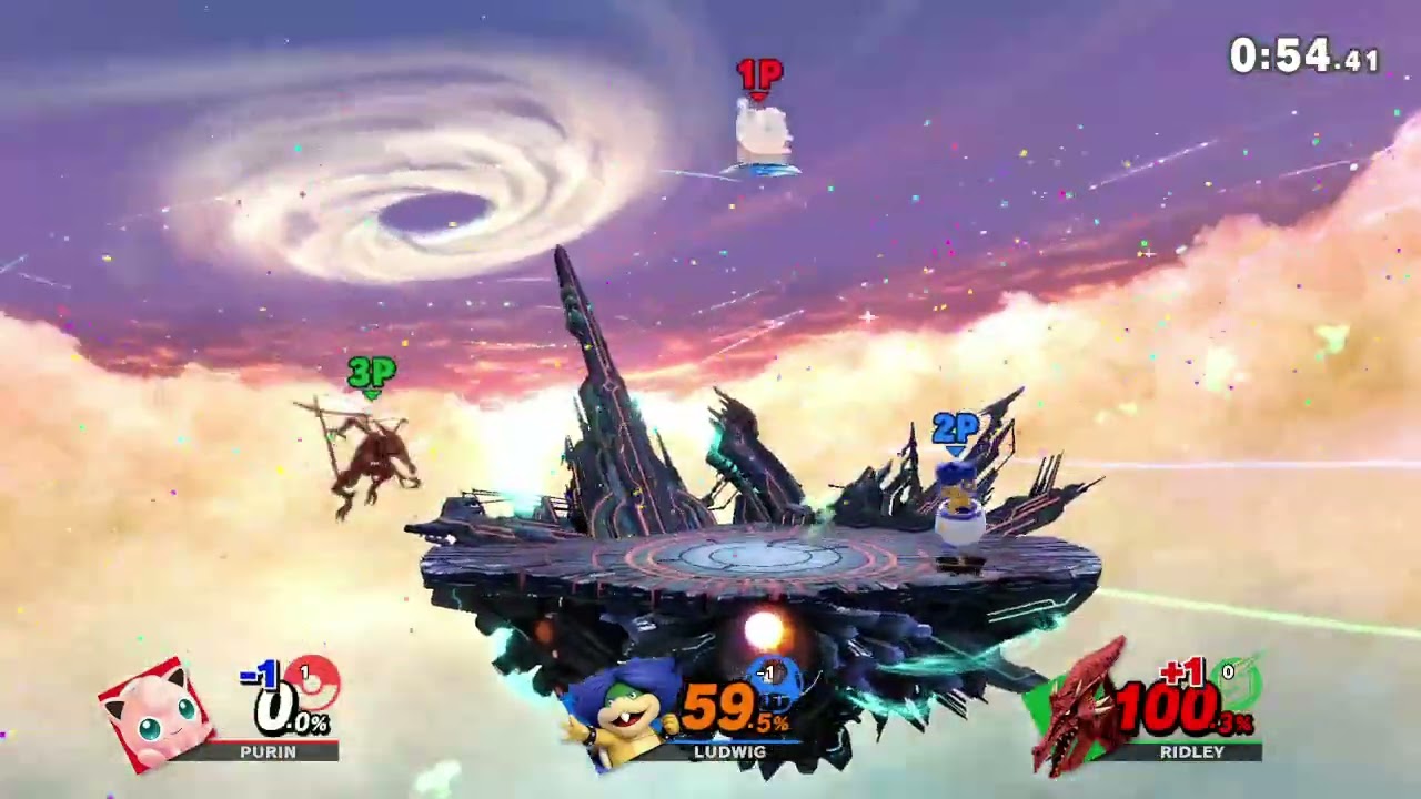 スマブラSP リプレイ チームタイム制 13099 [26年01月分]【プリン 歓声 1P自分】