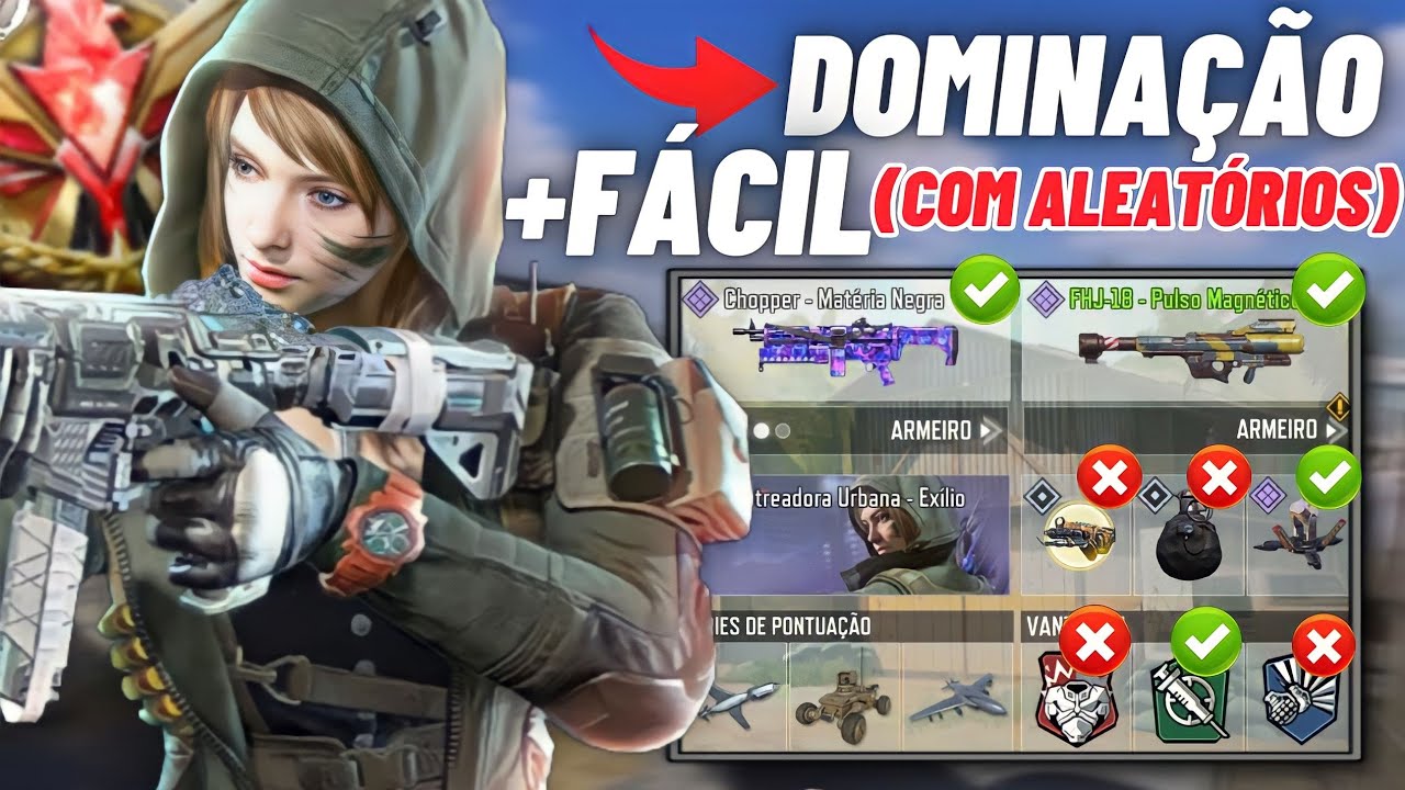 Como Ganhar no Modo Dominação (Com Aleatórios) COD Mobile!