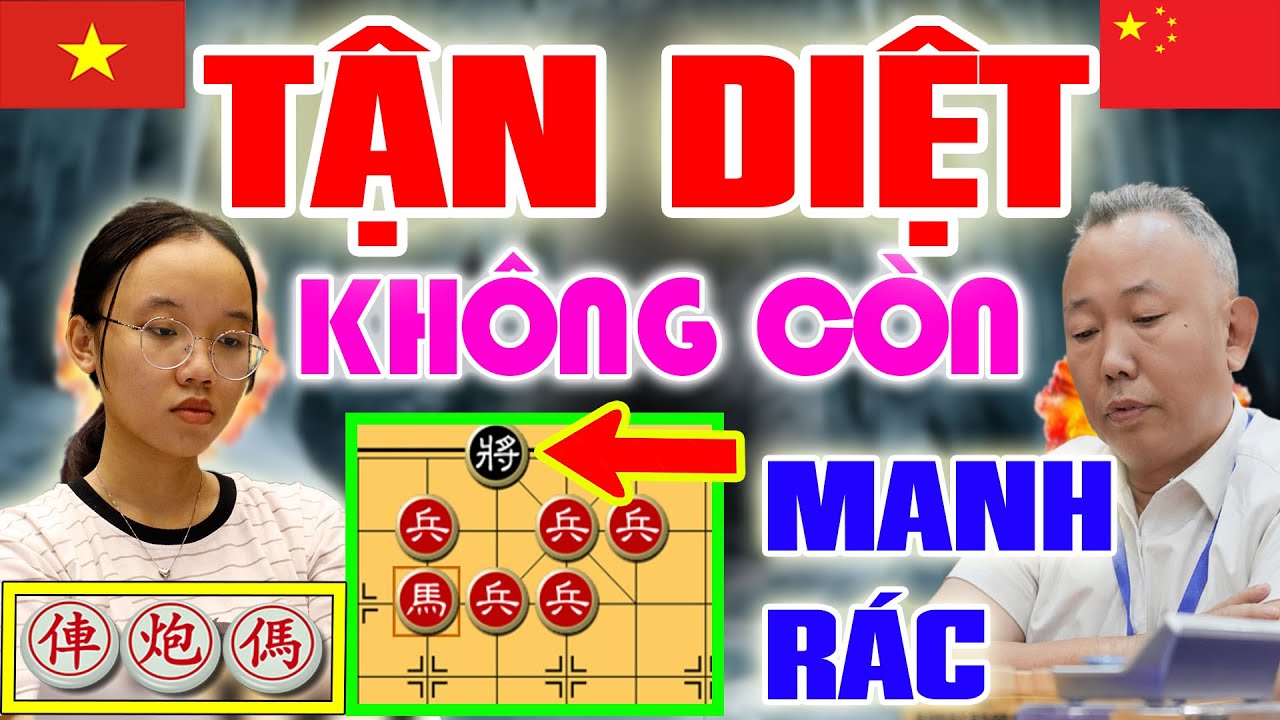 🔴 CỜ TƯỚNG | TẬN DIỆT PHẾ XE CÔNG SÁT KHÔNG CÒN MANH RÁC