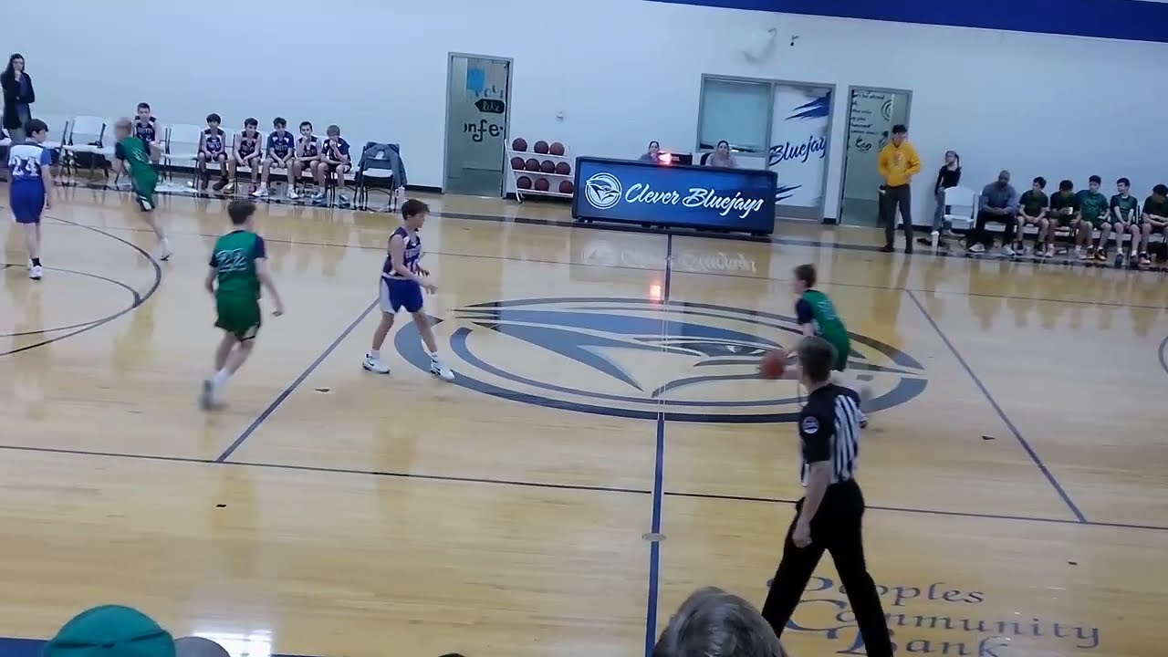 2031 Forsyth 7th boys vs Springfield Catholic conference tourn. 1st half