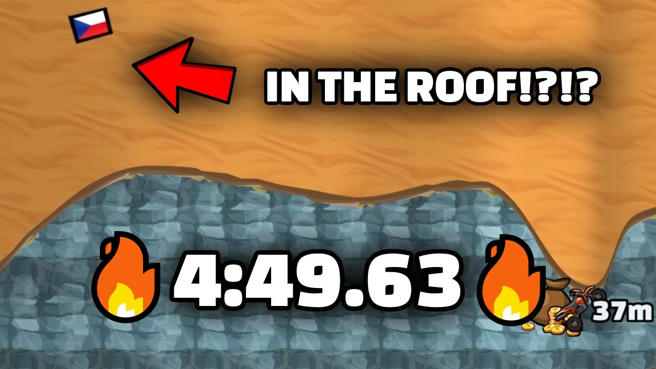 CRAZY SPEEDRUN &mdash; 4:49.63 Beach Speedrun TAS Hill Climb Racing 2