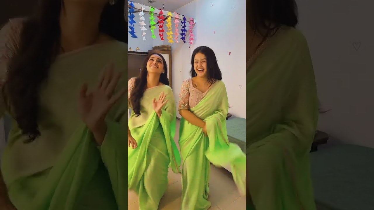 Saree Ke fall sa 😉💚 Jagriti Serial #shorts #dancereels #dancing #ytshorts