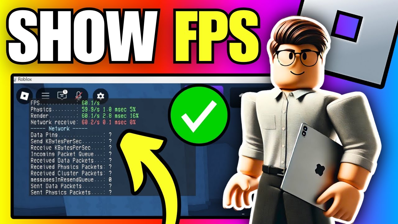 How To See FPS & Ping in Roblox (Laptop & PC)