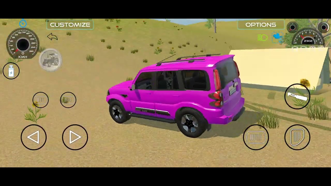 Simulator game Indian JCB Scorpio fortuner Thar gadi naya update aaya hai gaming video Scorpio