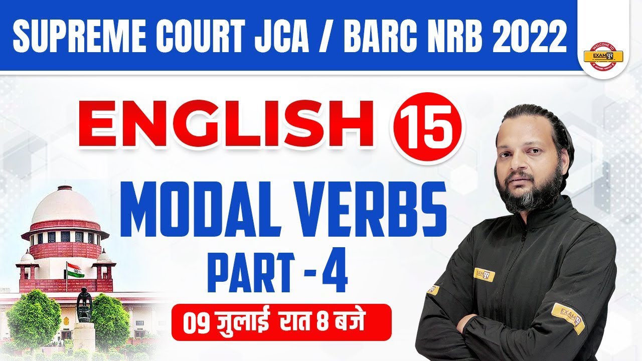 SUPREME COURT JCA/BARC NRB English | Model Verbs | Modal Verbs-4 By Tausif Sir