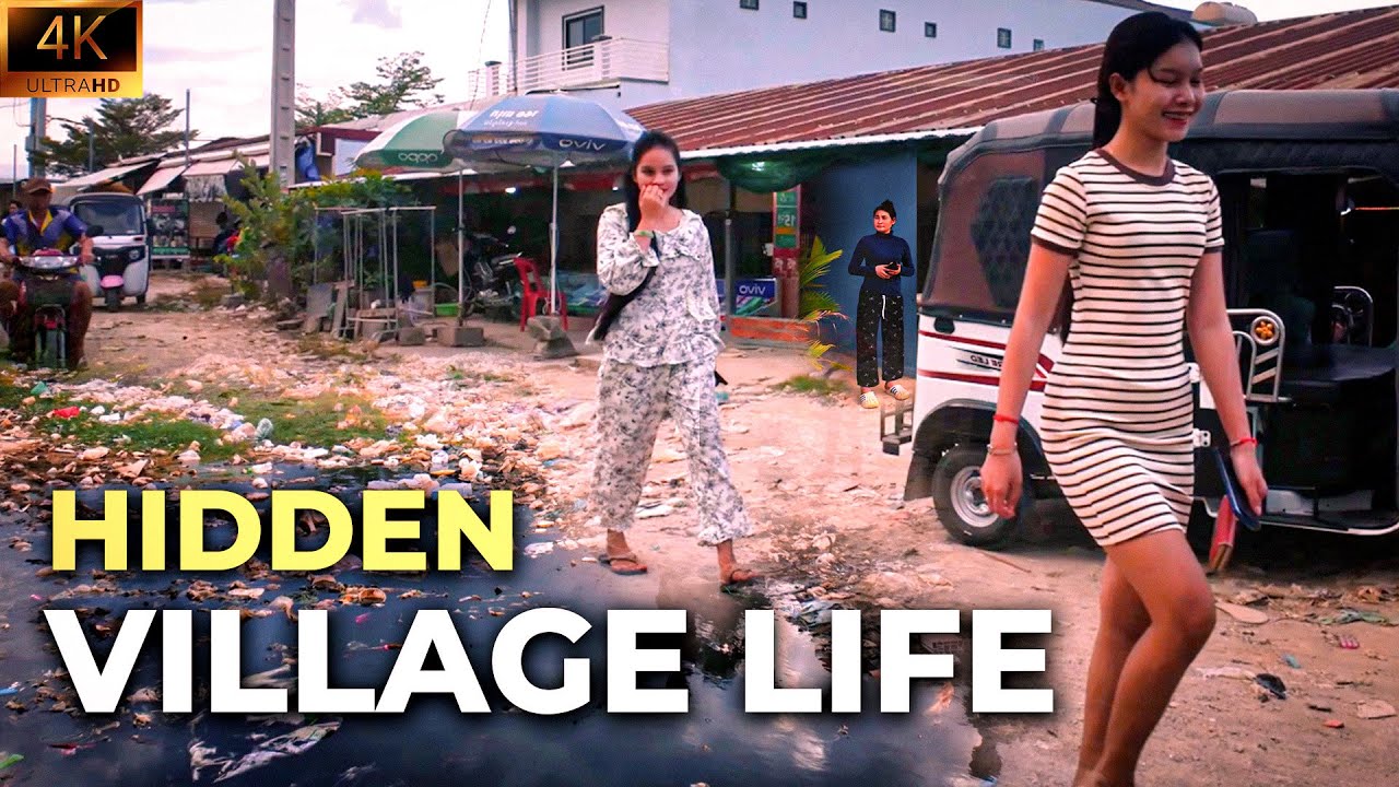 Life Beyond the City | Hidden Village Life in Cambodia 🇰🇭 #villagelife #slums