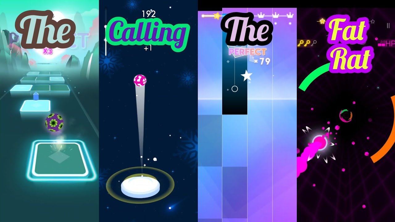 TheFatRat - The Calling Tiles Hop Vs Beat Jumper Vs Magic Twist Vs Smash Color 3D