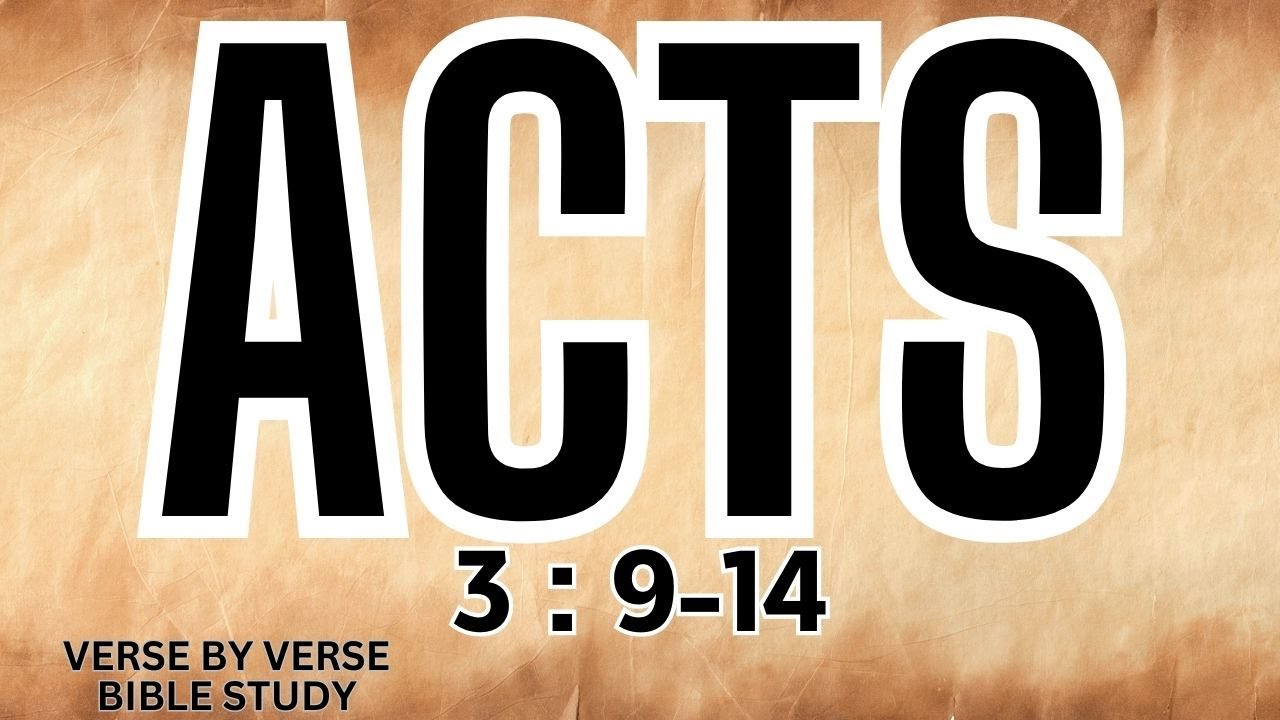 SUNDAY SCHOOL JUNE 4, 2023 - ACTS 3: 9-14