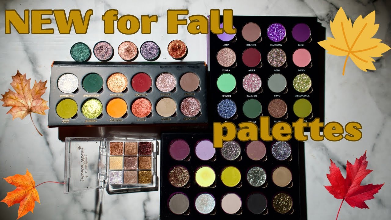 NEW fall perfect eyeshadow palettes: detailed swatches and looks of 5 new releases!