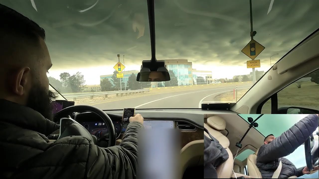 I let My 2016 FSD Tesla Model X Drive An Uber Passenger From Pick up To Drop off