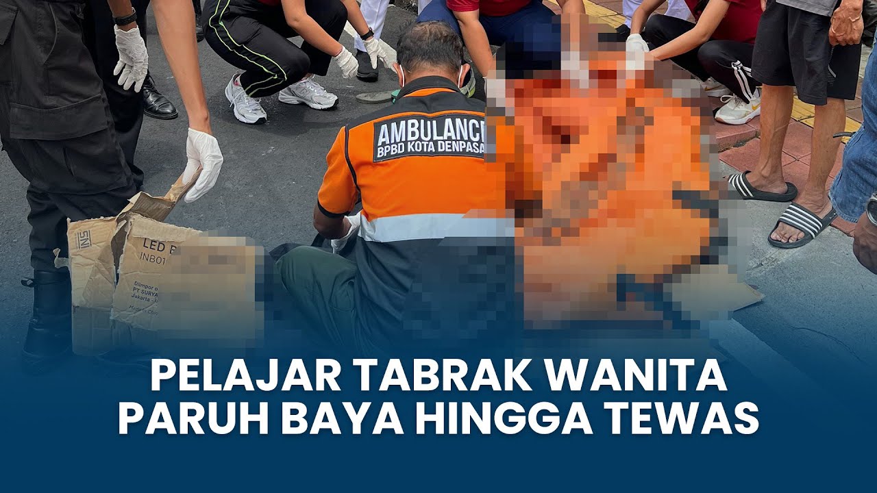 Ngebut, Pelajar di Denpasar Bali Tabrak Wanita Paruh Baya Hingga Tewas