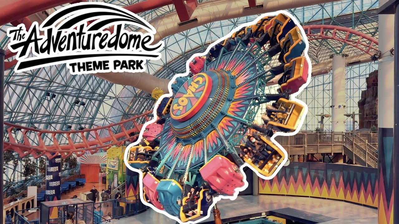 Крытый тематический парк Adventuredome | Полный тур и обзор
